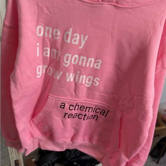 Pink Graphic Hoodie - Picture 1 of 2